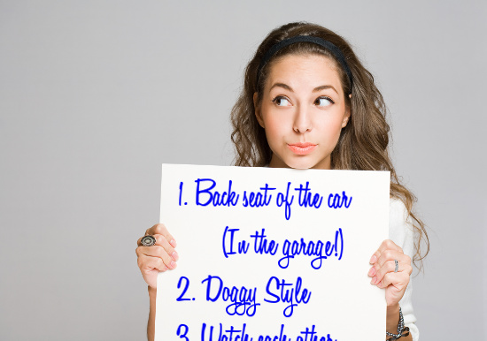 Play Pick 3 in the Bedroom - Give him some fun choices!